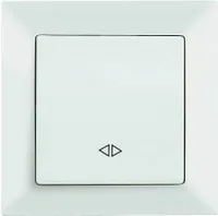 Mutlusan Candela Schalter Kreuzschalter Weiss