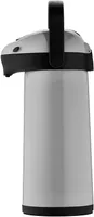 Helios Pump-Isolierkanne Airpot 1,9 l grau/schwarz