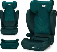 Kinderkraft I-SPARK 2in1 Kindersitz 100-150 cm - i-Size Standard - Leicht - H-GUARD Kopfstütze - SPS Seitenaufprallschutz - Grün