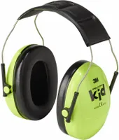 3M™ Peltor™ Kapselgehörschützer für Kinder, neongrün, SNR = 27 dB