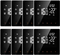 8X Digital Thermostat Raumthermostat elektrische Fußbodenheizung Smart LCD Display Touchscreen Woche Programmierbare Elektrische Fußbodenheizung Thermostat für Home School Office Hotel 16A