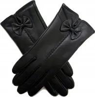 Schaffell Leder Damen Handschuhe, Winter Handschuh, hochwertiges weiches Leder, winddicht und atmungsaktiv Größe S/M