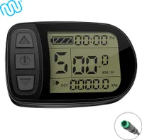 windmeile | Display KT-LCD5, Waterproof, Bordcomputer, Tachoanzeige, LCD-Display, Beleuchtet, Multifunktional, 5-pin Julet Stecker, E-Bike, Elektro Fahrrad, 24V/36V/48V