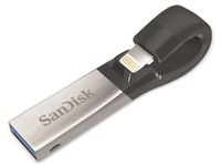 SanDisk iXpand Flash Drive V2 128GB Lightning- und USB 3.0 [mobile Speichererweiterung für iPhone, iPad, Mac]