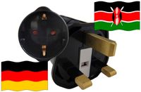 Urlaubsstecker Kenia für Geräte aus Deutschland