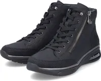 Rieker Damen-TEX-Schnürstiefelette Schwarz, Farbe:schwarz, EU Größe:36