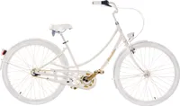 Plumbike Donatella Cartie  Fahrrad, 28" Räder, 7-Gang-Version, Weiß