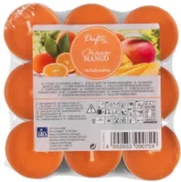 36 Stück Duft Teelichter Duftkerzen von Gies Duftsorte Orange-Mango
