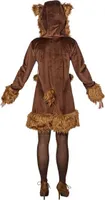 Bär Kostüm Braunbär Kleid für Damen
