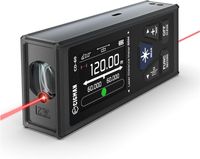 CIGMAN CD-60 Mini Hand-Laser-Entfernungsmesser mit LCD-Hintergrundbeleuchtung, Digital 120m Laser-Entfernungsmesser