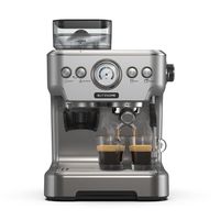 BlitzHome® BH-CMM5 1620W 20Bar Professionelle Espressomaschine Kaffeemaschine PID Intelligente Temperaturregelung Kegelmahlwerk