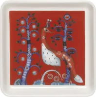 iittala - Taika Teller quadratisch, 12 x 12cm, Rot