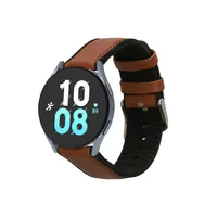 kwmobile Ersatzarmband kompatibel mit Samsung Galaxy Watch 5 / Watch 5 Pro / Watch 6 / 6 Classic Armband - Fitnesstracker Sportarmband aus Leder mit