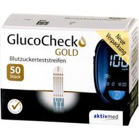 Glucocheck Gold Blutzuckerteststreifen 50 St