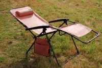 Westfield Relax Lounger Relaxliege XXL textilen rot orange mit Tasche