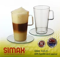 SIMAX 8tlg. Set  Teetassen / Latte Macchiatotassen