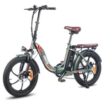 20 Zoll Faltbares Elektrofahrrad, 250W 36V 18AH, Mit Rückleuchten nach StVZO-Norm,Shimano 7S,