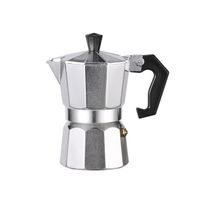 Espressokocher, Kaffeekanne, 300 ml, Kaffeebereiter, Aluminium, Kaffeekocher, 6 Tassen, geeignet für Gasherd/Elektrokeramikherd