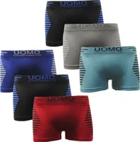 Garcia Pescara Herren Uomo3 Boxershorts Seamless 6er Pack Größe M/L Shorts Unterhose Unterhosen Short Männer Mann Herren