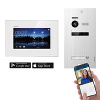 Balter EVO SILVER Video-Türsprechanlage 7" Wifi Monitor 2-Draht BUS für 1 Familienhaus App Steuerung