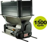 Traubenabbeermaschine Edelstahl TA 1500 SE 380 Volt Rebler Abbeeren Entstielen