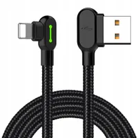Mcdodo CA-4673 USB to Lightning uhlový kábel, 1,8 m, čierny