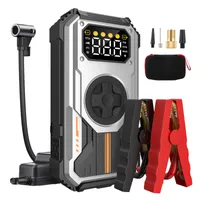 Startér do auta 6000A špičkový 12000mAh startovací kabel, Jump startér 12V autobaterie (do 7,5L benzínu, 6,0L nafty), startovací powerbanka