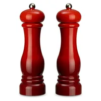 ECHTWERK Salz ‐/Pfeffermühlen Set 2tlg , Farbe:Rot
