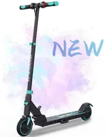 Elektro Scooter für Kinder, Faltbarer und Verstellbarer Elektroroller, Höchstgeschwindigkeit 20 km / h, Gewichtsbelastung bis 80 kg, Motor 150 W, Geschenke für Kinder und Jugendliche