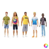 Barbie Model Ken - Červeno-oranžové triko HRH23 TV