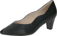 Caprice Damen Pumps mit Wellenschaft 5 cm Absatz schwarz 36