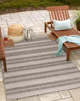 Teppium In & Outdoor Teppich Sisal Optik Modern Design Flachgewebe Wetterfest Balkon Terrassen Teppich Wohnzimmer, Beige-1, 280 x 370 cm