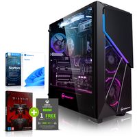 Megaport Gaming PC Blaze - AMD Ryzen 7 5800X - RTX4070Ti 12GB - 16GB RAM - 1TB M.2 SSD - Windows 11 - 49-DE
