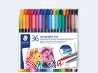 STAEDTLER Pinselmarker Design Journey Marsgraphic duo 36er Etui