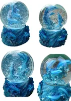 Schneekugel Delfin große Glimmerkugel Ø 10 cm