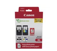 Canon PG-560 XL + CL-561 XL Multipack + Photo Paper Value Pack (3712C008)