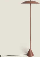 Stehlampe Metall Irmah Braun