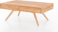 Zeitloser Couchtisch MILAN Kernbuche Massiv geölt 110x75 cm