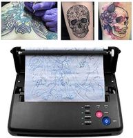 Tattoo Transfer Maschine, Thermo Drucker Printer, Thermodrucker Tattoo Stencil Kopierer Maschine mit 10pcs Thermotransferpapier