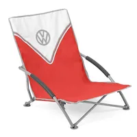 Volkswagen Nízká kempingová židle červená
