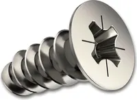 50x Euroschrauben Möbelschrauben 6,0x9mm Scharnierschrauben Euro Schraube verzinkt