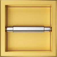 BADLAND Unterputz Wandnische Toilettenpapierhalter WALL BOX PAPER 1 Gold