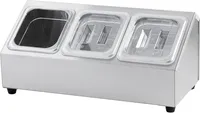 Stojan na gastronádoby - 3 x GN 1/6 (150 mm)
