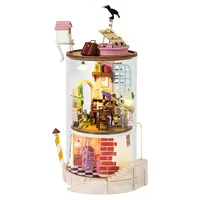 3D puzzle Mini domček pre bábiky Tajomný svet DIY, RoLife, 135 dielikov