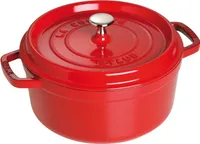 Staub La Cocotte 24cm rund, Kirsch-rot, Gusseisen