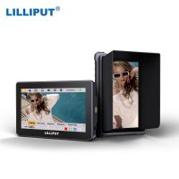 LILLIPUT T5 5-Zoll-Touch-On-Kamera Feldmonitor Videomonitor 4K 60Hz 1080P Full HD 1000: 1 Kontrast HDMI 2.0 HDR 3D LUT mit 3,5 mm Kopfhoererbuchse 1/4 Gewinde Kaltschuhadapter Sonnenschutz fuer DSLR-Kamera