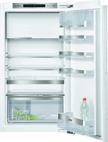 Siemens KI32LADF0 iQ500 Einbau-Kühlschrank mit Gefrierfach / F / 181 kWh/Jahr / 154 l / hyperFresh Plus / LED Beleuchtung / superCooling / Flachscharnier
