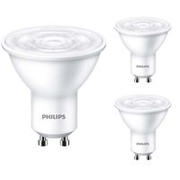 Philips LED Lampe ersetzt 50W, GU10 Reflektor PAR16, warmweiß, 345 Lumen, nicht dimmbar, 3er Pack