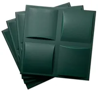 DECCART | Kasetony sufitowe 3D| Panele ścienne | Pled zielony | 8m² | 50x50cm