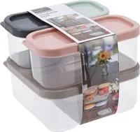 Aufbewahrungsboxen - 4er Set - stapelbar